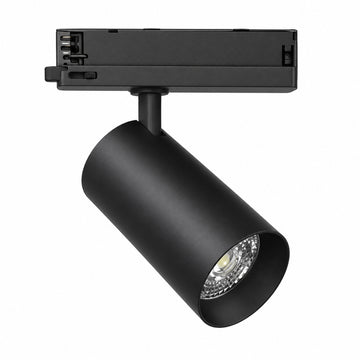 LED-Schienenstrahler COB Dreiphasig 20W 36° Schwarz - 5 Jahre Garantie