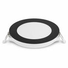 Spot LED Extra Plat Rond 18W Noir CCT IP54 Ø170mm - 2800K/4200K/6200K