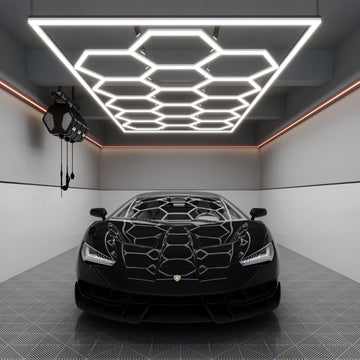 Kit 15 LED Hexagonal 582W avec cadre 110lm/w