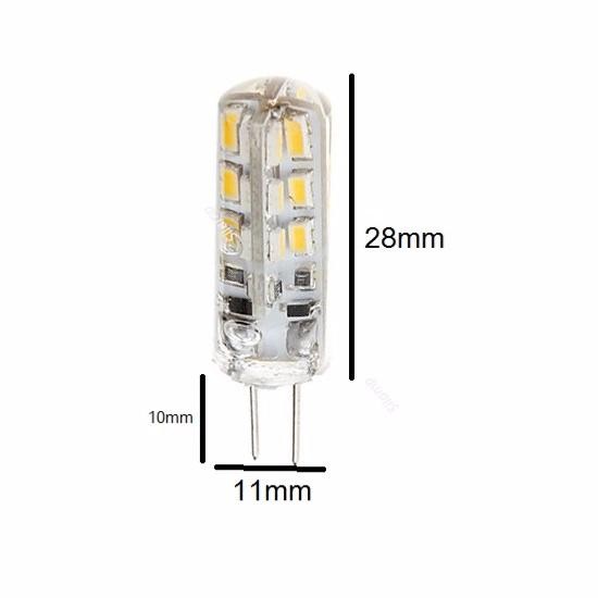 Bulbo LED G4 2W 12V SMD2835 24LED 360 °