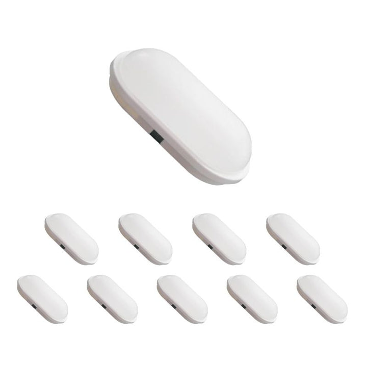 LED-Wandleuchte 20W Weiß Oval IP65