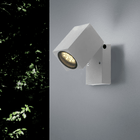 LED-Wandlampe IP44 schwenkbar für GU10-Glühbirne