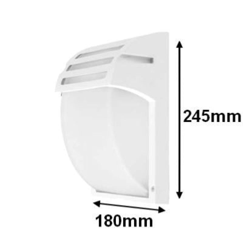 LED IP44 Wit wandlicht voor E27 -lamp