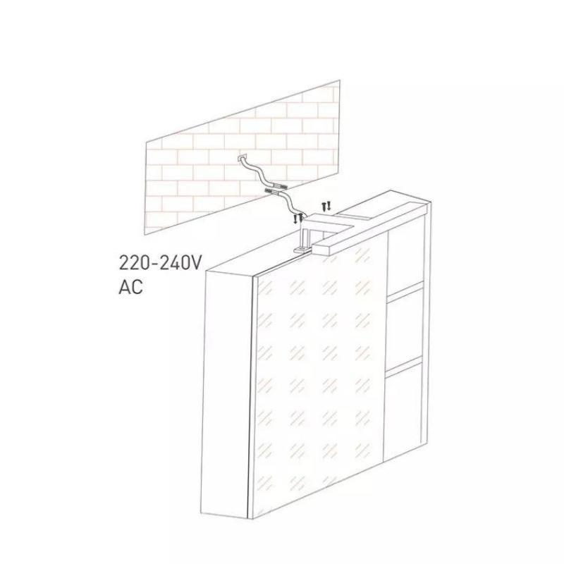 Luz de pared de baño 6W IP44