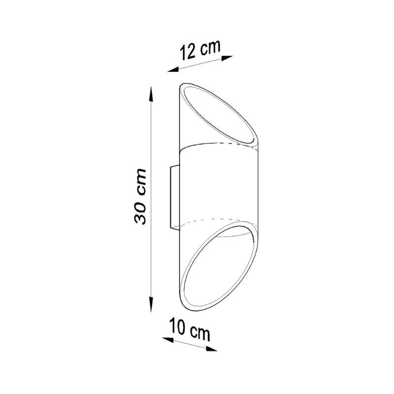 Luz de pared del tubo cilíndrico para la bombilla G9