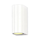 Applique Murale Blanche LED IP44 double faisceau GU10