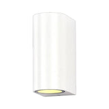 Weiße LED-Wandleuchte IP44 Doppelstrahl GU10