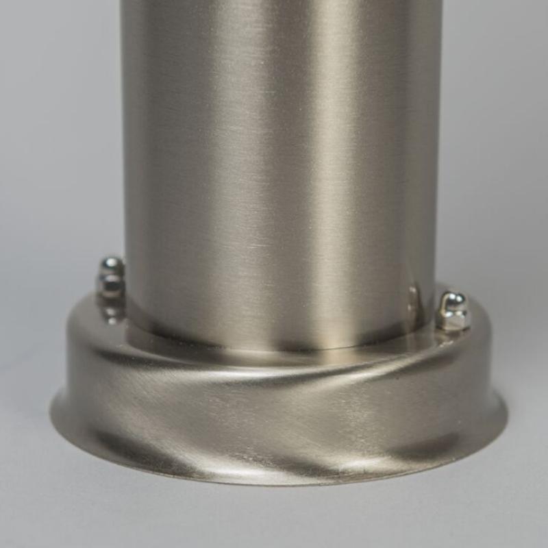 Terminal de jardín de acero inoxidable 80 cm para bulbo E27 IP44