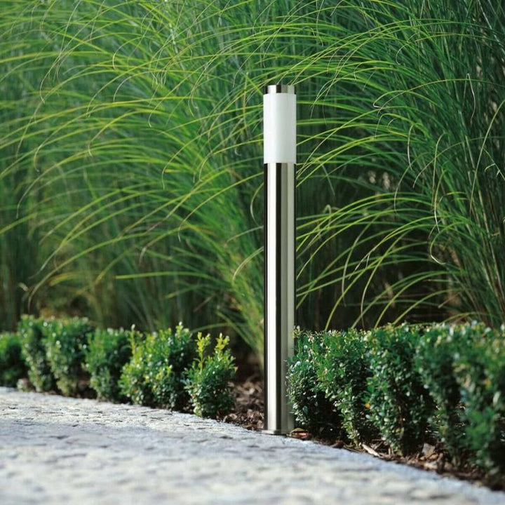 Terminal de jardín de acero inoxidable 80 cm para bulbo E27 IP44