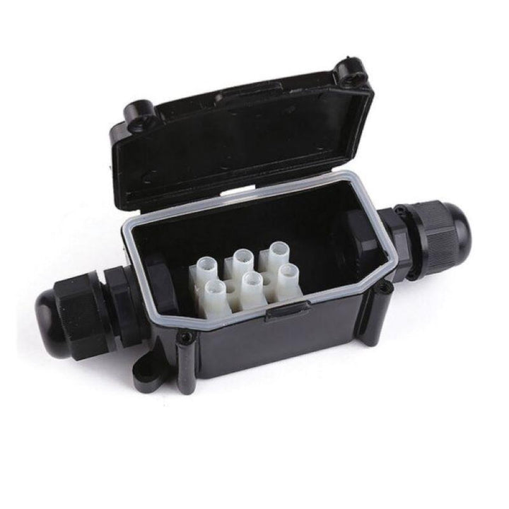 Waterdichte connector 1 Black IP68 -uitgangen
