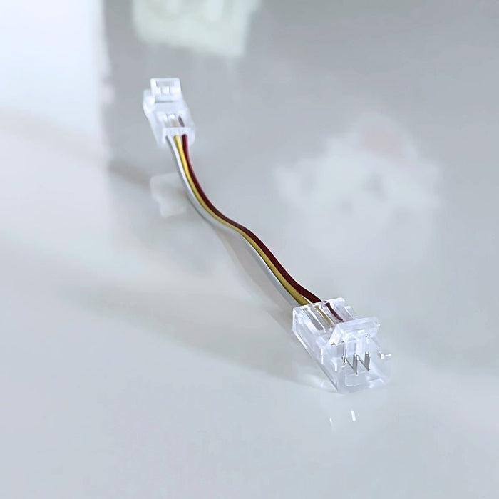 Conector duplo para fita CCT de 8mm para fita IP44