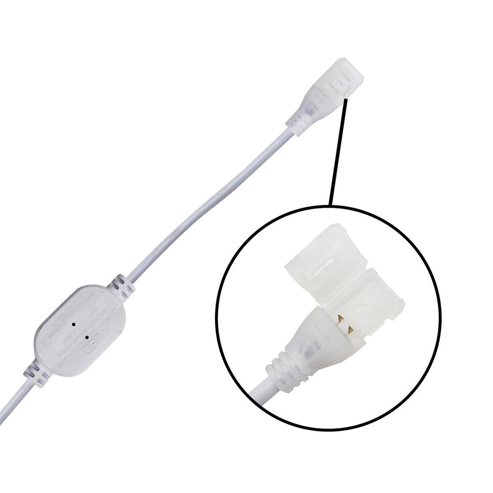 Elektrischer Anschluss für COB-LED-Streifen 220 V, 432 LED/m