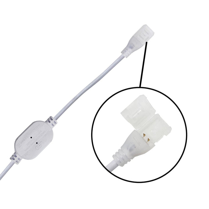 Elektrischer Anschluss für COB-LED-Streifen 220 V, 432 LED/m