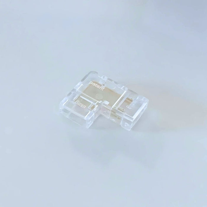 Conector em forma de L para fita LED COB IP20 de 8 mm
