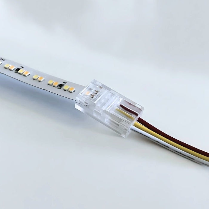 Conector simples para fita CCT de 8mm para fita IP44