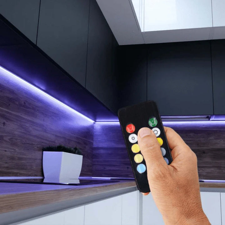 Controlador Wi-Fi infravermelho com controle remoto para faixa LED CCT 12V / 24V 24 botões