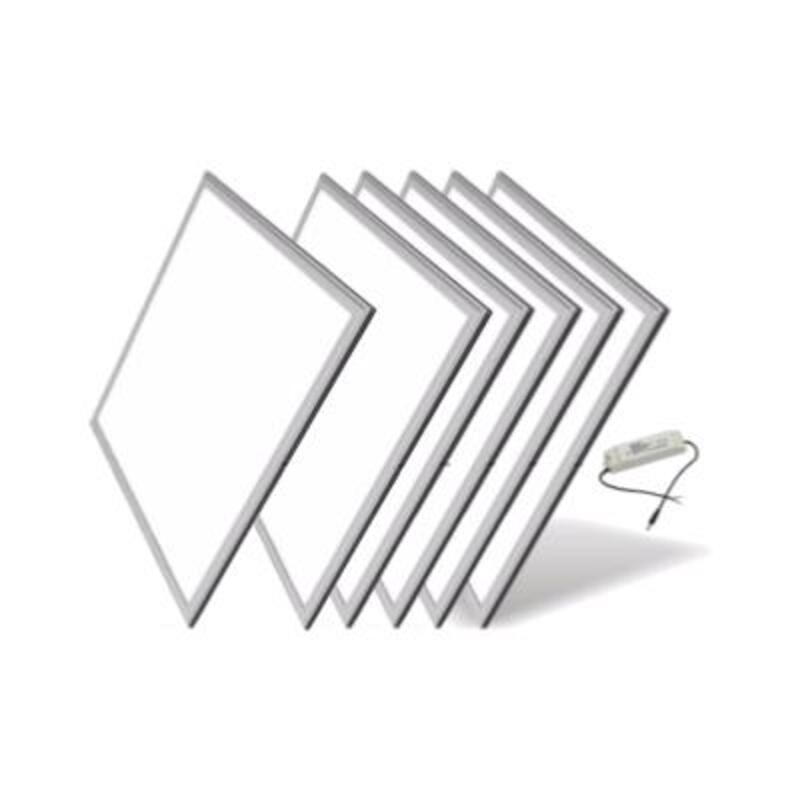 60x60 Slim 48W aluminio (paquete)