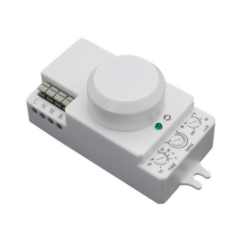 Détecteur de Mouvement Micro Ondes Blanc IP20 - Silamp France