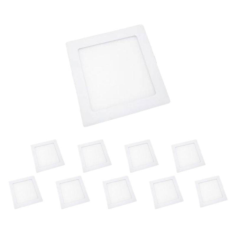 Downlight Dalle LED 24W extra plat vierkant wit