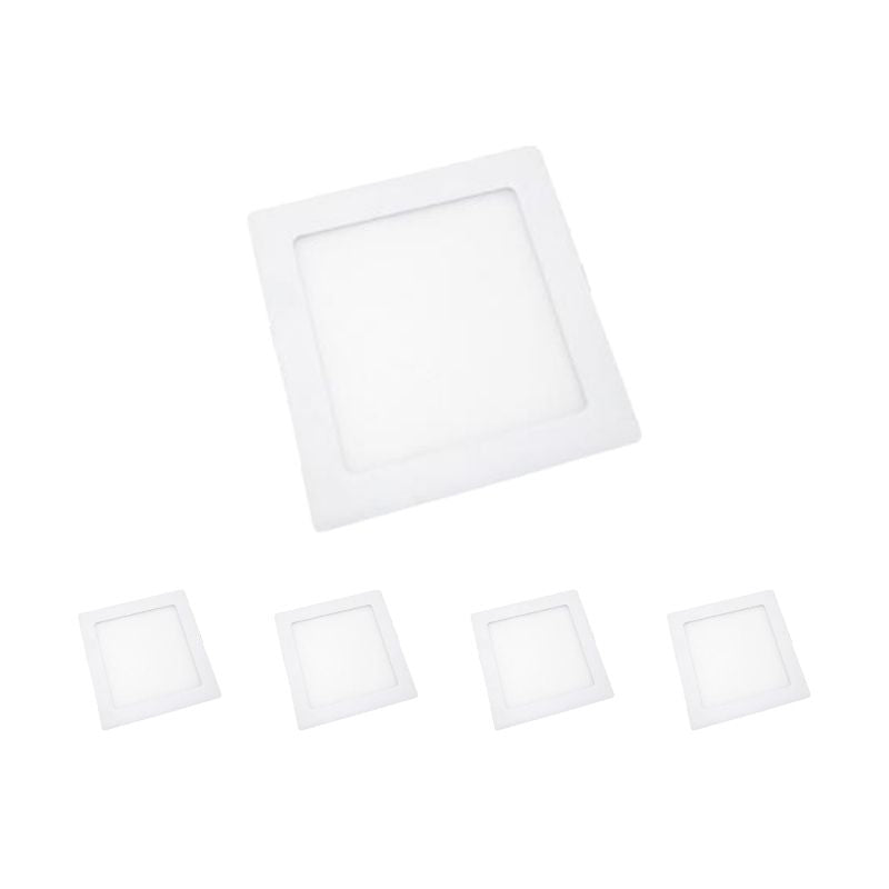 Downlight Dalle LED 24W extra plat vierkant wit