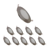 Downlight Dalle LED 6W Extra Plate Ronde (Pack de 10)