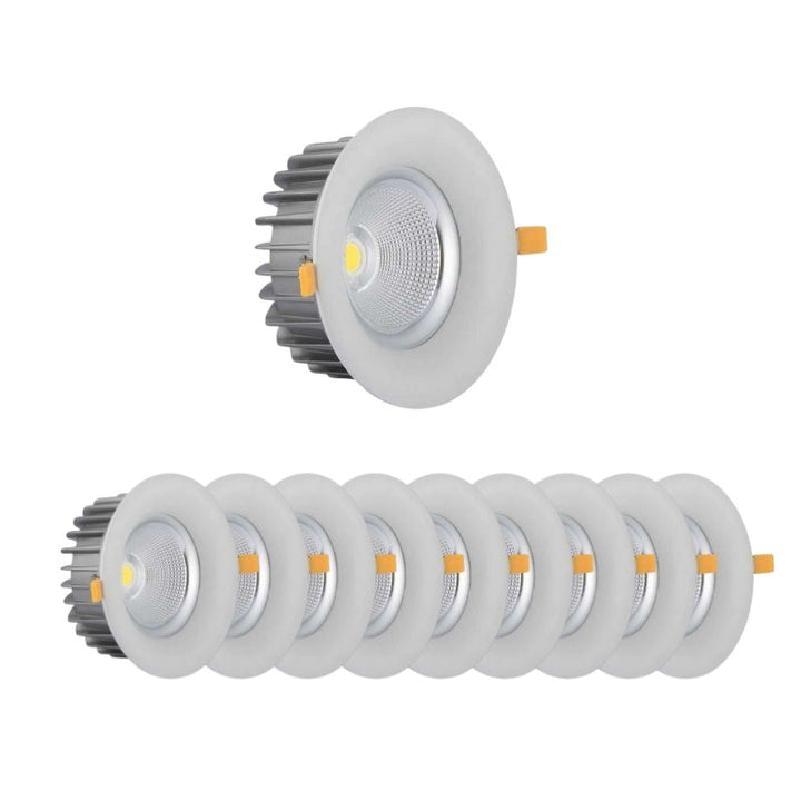 LED de downlight 60W construído -in COB 60 ° Ø230x128mm