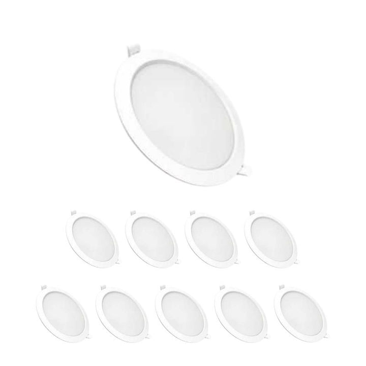 Downlight led slanke ronde wit 24w Ø225mm