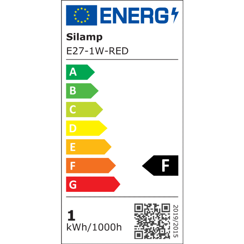 E27 LED 1W G45 Bulbo