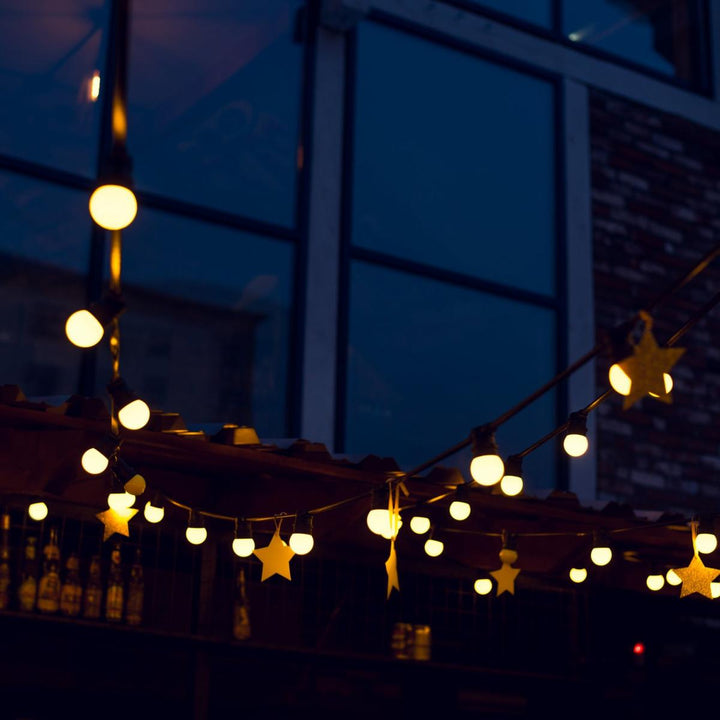 Guinguette LED-Girlande 13M 20 Stück IP65 6W mit Kabel