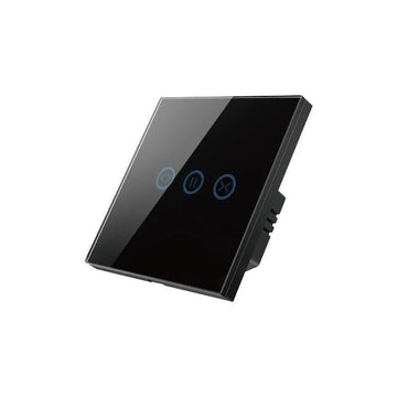 Interrupteur pour Volet Roulant Connecté Wifi Tactile Noir