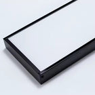Zwart Opbouwset voor LED Paneel 120x30 Slim