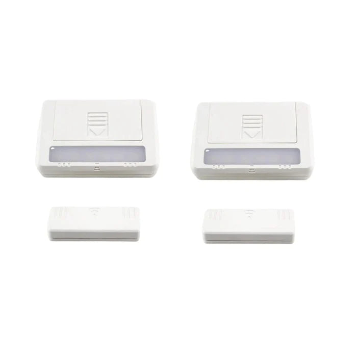 Luz de gabinete LED alimentada por bateria com controle magnético 0,5 W (pacote com 2)