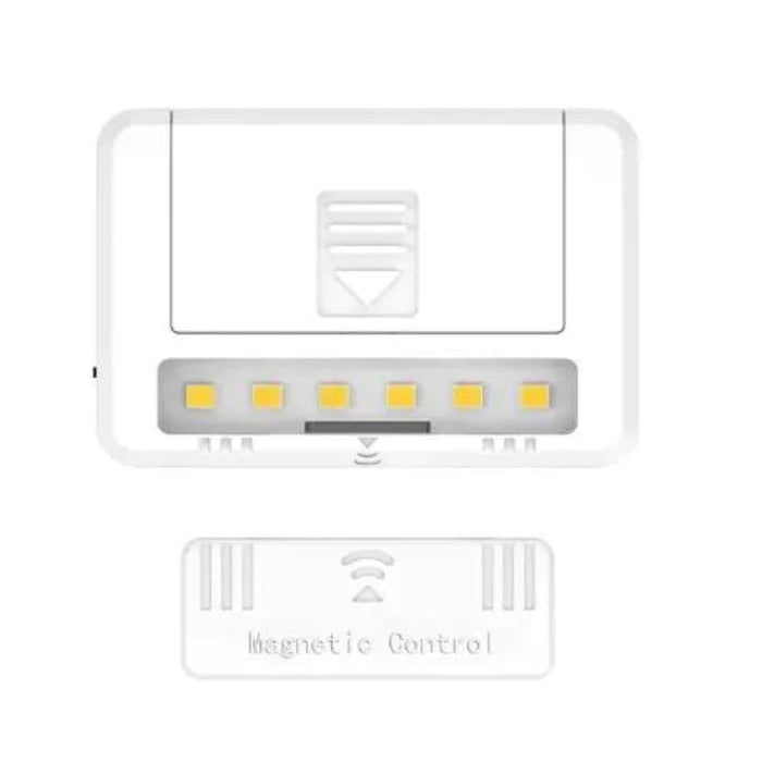 Luz de gabinete LED alimentada por bateria com controle magnético 0,5 W (pacote com 2)