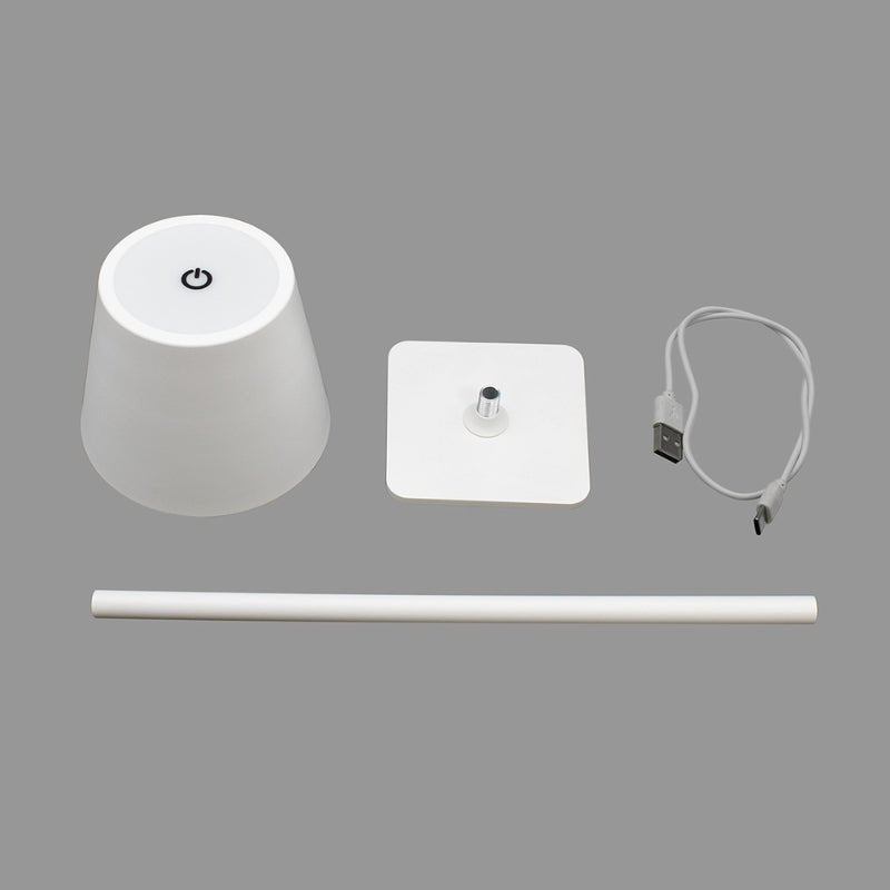 Candeeiro de mesa táctil recarregável 3W CCT