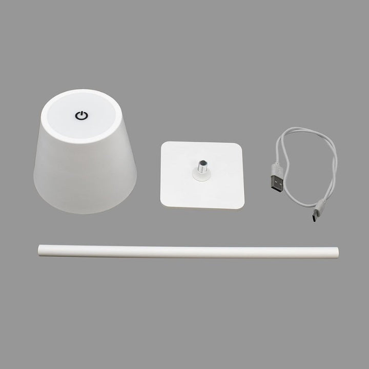 Candeeiro de mesa táctil recarregável 3W CCT