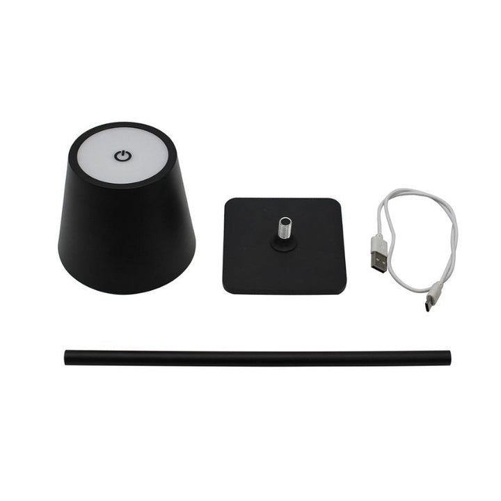 Candeeiro de mesa táctil recarregável 3W CCT