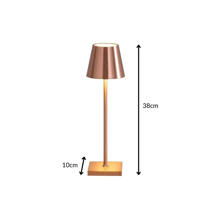 Candeeiro de mesa táctil recarregável 3W CCT