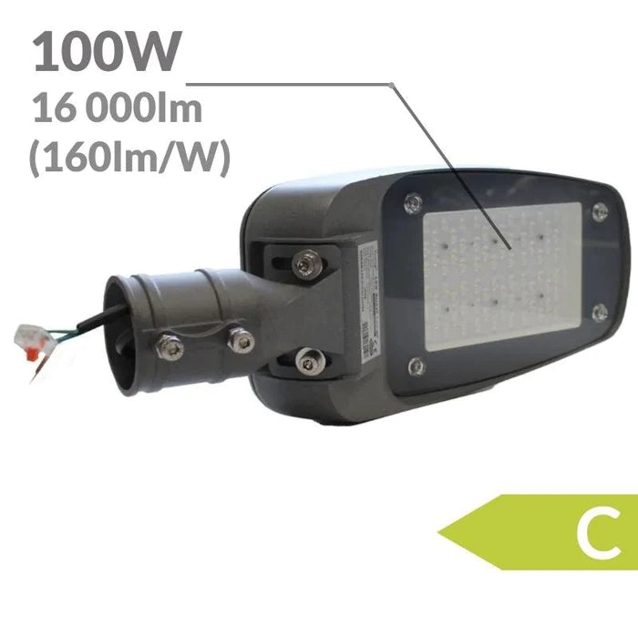 Foco LED Urbano 100W 160lm/W IP66 220V con Sensor de Luz
