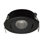 Mini Spot LED Encastrable 1.5W Ø52mm Noir