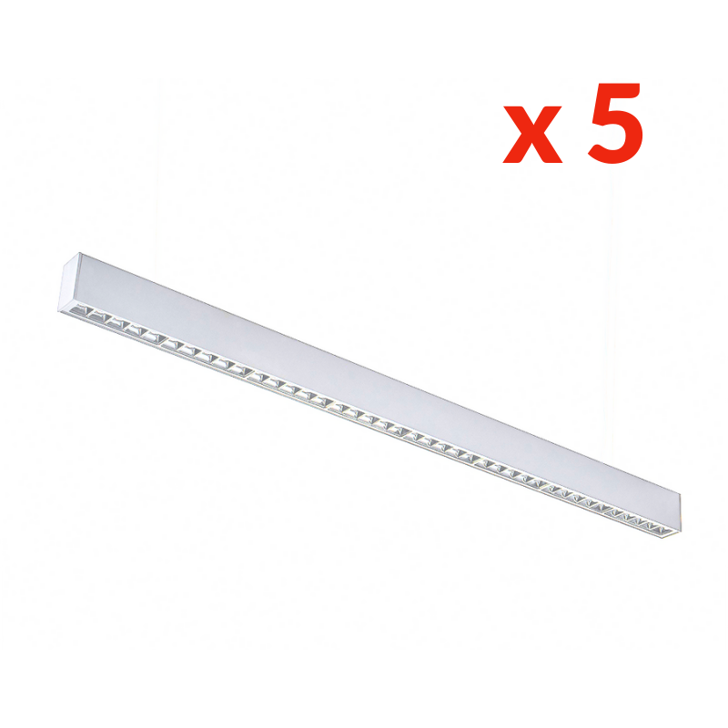 Regla suspendida 35W 3.3 x 7 x 120 cm