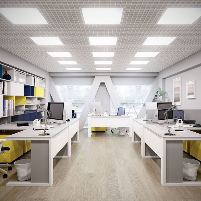 Panneau LED 60x60 36W 120lm/W Contour BLANC (Pack de 10)