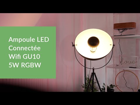LED LED conectado WiFi GU10 5W RGBW