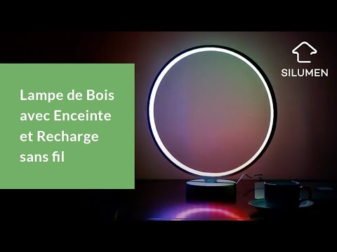 Design de LED 8W RGBW Lâmpada de cabeceira conectada