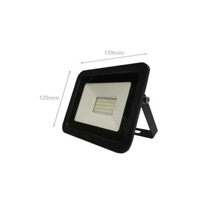 Projector LED ao ar livre 30w Black IP65 impermeável