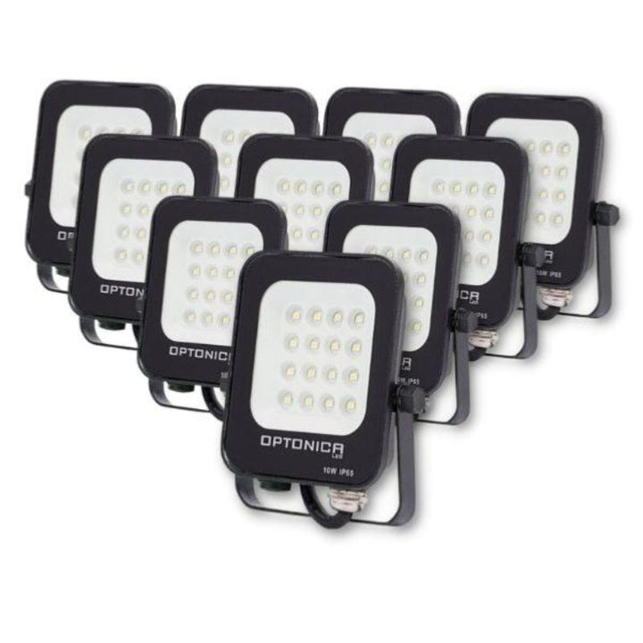 Außen-LED-Flutlicht SMD 10W IP65 Schwarz