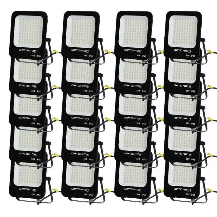 Außen-LED-Flutlicht SMD 50W IP65 Schwarz