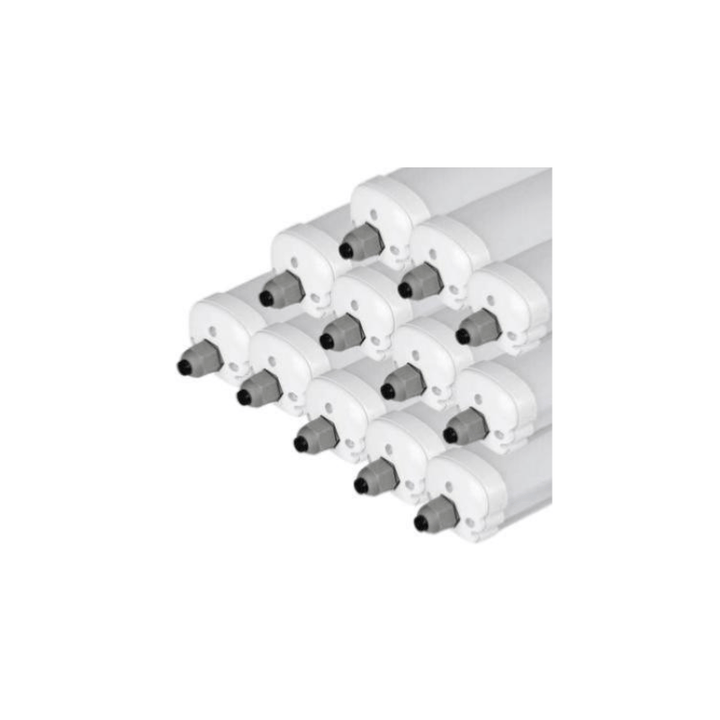 Réglette LED étanche 150cm 48W IP65 120lm/W Interconnectable (Pack de 12) - Silamp France
