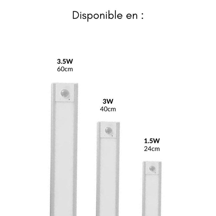 USB 60CM IP40 LED LED recarregável com detector de movimento