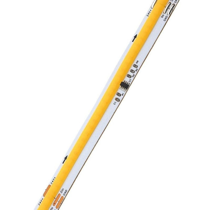 Fita LED COB 5M Efeito Dinâmico 360LED/m 24V IP65 + Controle Remoto e Transformador