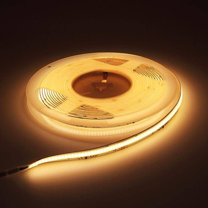 Fita LED COB 5M Efeito Dinâmico 360LED/m 24V IP65 + Controle Remoto e Transformador